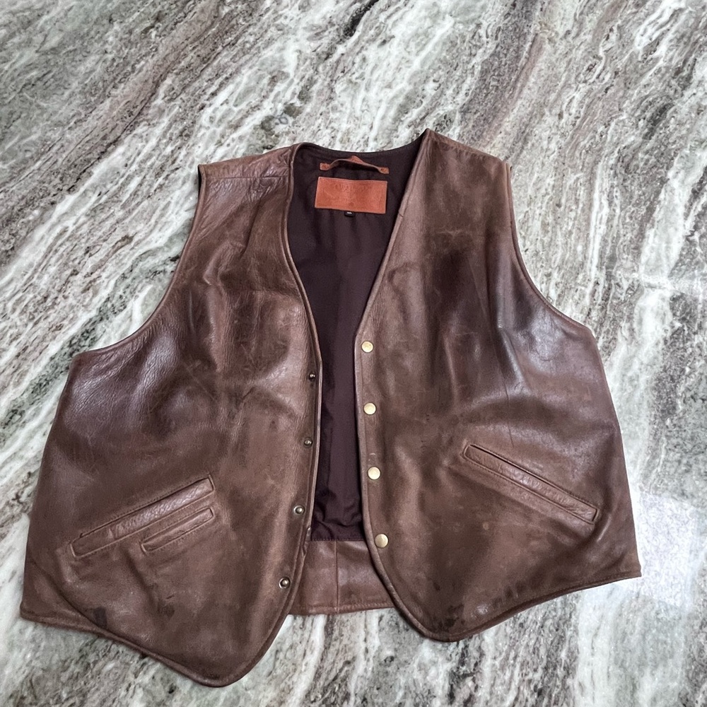 Coronado leather men’s vest